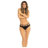 Rene Rofe Underneath It All Panty - S/M - Model RR-UITA-PNTY-001 - Women's Lace Lingerie - Black - Sensual Pleasure - Adult Naughty Store