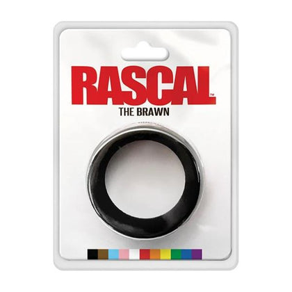 Rascal The Brawn Silicone Cock Ring - Black