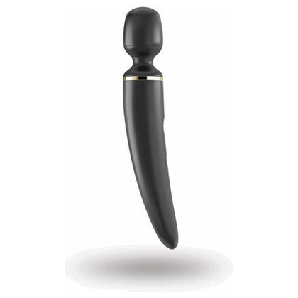 Introducing the Satisfyer Wander-er Woman Black-Gold XXL Silicone Wand Massager - The Ultimate Pleasure Powerhouse for Women