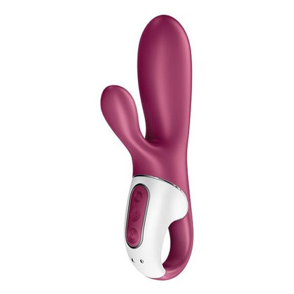 Satisfyer Hot Bunny Dual Stimulation Vibrator - Model HB-2021 - Women's G-Spot and Clitoral Pleasure - Berry