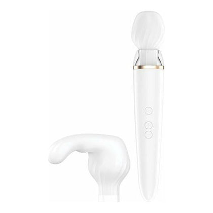 Satisfyer Double Wand-er - White: Powerful Dual Stimulation Massager for Intense Pleasure