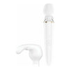 Satisfyer Double Wand-er - White: Powerful Dual Stimulation Massager for Intense Pleasure - Adult Naughty Store