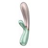 Satisfyer Hot Lover Dual-Stim Warming Clitoral and G-Spot Vibrator - Model HLV-5000 - Women - Intense Pleasure - Green