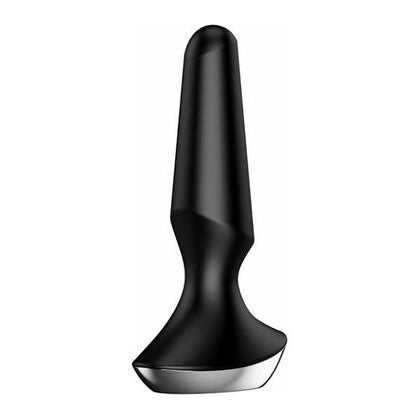 Satisfyer Plug-ilicious 2 - Black: The Ultimate Dual Motor Conical P-Point Vibrator for All Genders - Intense Pleasure in Sleek Black