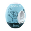 Satisfyer Masturbator Egg - Savage: Intense Pleasure for Men, Cyber-Skin Texture, Model SE-500, Black
