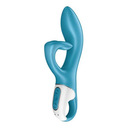 Introducing the Satisfyer Embrace Me Turquoise Dual Motor Rabbit Vibrator for Women - Unleash the Ultimate Pleasure