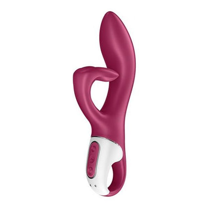 Introducing the Satisfyer Embrace Me - Berry Rabbit Vibrator for Women - G-Spot and Clitoral Stimulation