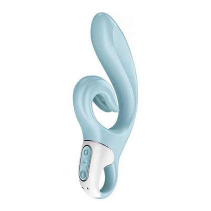 Satisfyer Love Me Rabbit Vibrator - Model LMR-500 - Dual Stimulation for Clitoral and G-Spot Pleasure - Blue