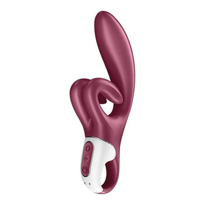 Introducing the Exquisite Pleasure Touch Me Triple Stimulation Rabbit Vibrator - Model T1S! The Ultimate Double Stimulation Device for Her - Clitoral and G-Spot Pleasure Guaranteed! (Red)