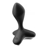 Introducing the Sensation Delight SX-5000 Anal Plug Vibrator - The Ultimate Pleasure Companion for All Genders, Delivering Unforgettable Bliss in Black - Adult Naughty Store