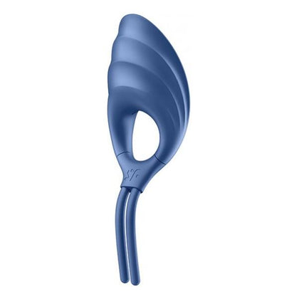Satisfyer Swordsman Silicone Cock Ring with Clitoral Stimulator - Model 12B, Blue (For Him and Her)