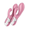 Introducing the Satisfyer Air Pump Bunny 2 - Light Red: The Ultimate Inflatable G-Spot and Vaginal Pleasure Stimulator