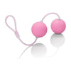 California Exotic Novelties First Time Love Balls Duo Lovers Pink - Pleasure Enhancing Ben Wa Style Balls for Women - Adult Naughty Store