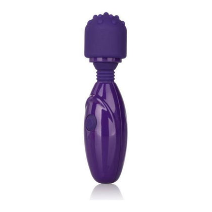 Cal Exotics Tiny Teasers Nubby Purple Wand Massager - Intense Stimulation for Ultimate Pleasure - Model TT-100 - Female - Clitoral and Body Massage - Purple - Adult Naughty Store