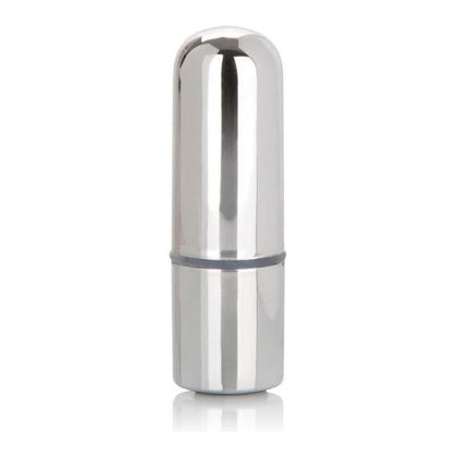Introducing the Luxurious Pleasure Rechargeable Mini Bullet Vibrator - Model X1, for Unparalleled Sensual Bliss in Silver