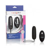 CalExotics SV-12B Silicone Remote Control Bullet Vibrator - Compact and Discreet Couples' Pleasure Toy - Black - Adult Naughty Store