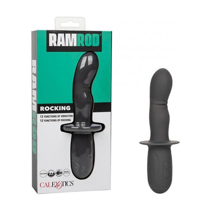 Ramrod® Rocking Dual Motor Silicone Prostate Stimulator - Model R2 - Men - Anal Pleasure - Black