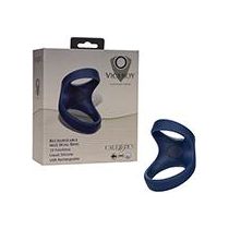 Viceroy Rechargeable Max Dual Ring - Navy: The Ultimate Pleasure Enhancer for Men's Stamina and Sensitivity