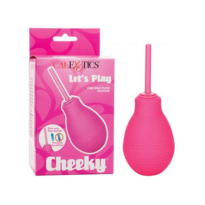 Cheeky One-Way Flow Anal Douche - Pink:
Introducing the Cheeky Anal Douche Model C1X-216 for Unisex Anal Hygiene in Pink