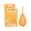 Cheeky One-Way Flow Anal Douche - Model 216, Unisex Slim Anal Cleansing System in Vibrant Orange