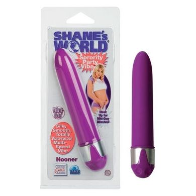 Shane's World Sorority Party Vibe - Nooner Purple: Powerful Waterproof Multi-Speed Massager for Mid-Day Mischief