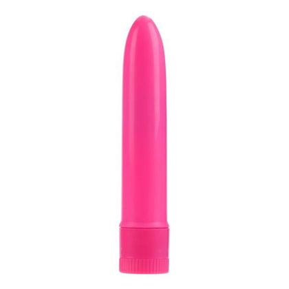 Introducing the Pink Neon Pleasure Mini Vibrator - Model NV-01: Ultimate Sensations for All! - Adult Naughty Store