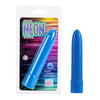 Blue Neon Vibe - Superslim Smooth Multi-Speed Vibrator (Model: 2nd from Left Blue, 4.5 inch) - Adult Naughty Store