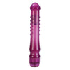 Introducing the SensaTease Turbo Glider Vibrator Raspberry Crush Red - The Ultimate Pleasure Device for G-Spot Stimulation - Adult Naughty Store