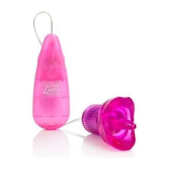 Introducing the Pink Pleasure Pro Clit Kisser Oral Sex Simulator - Model CK-2000: The Ultimate Sensual Experience for Women