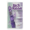 Simple Pleasures Petite Jack Rabbit Vibrator - Model PR-500 - For Women - Clitoral and G-Spot Stimulation - Purple