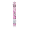 California Exotic Novelties Petite Thrusting Jack Rabbit Vibrator - Model PTJRV-01 - Female G-Spot and Clitoral Stimulation - Pink - Adult Naughty Store