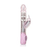 California Exotic Novelties Thrusting Action Jack Rabbit Vibrator - Model XR-5000 - Advanced Level - Pink - Adult Naughty Store