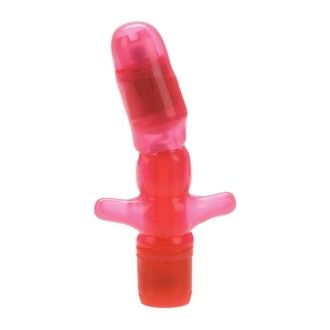 Introducing the PleasureFulfil Vibrating Anal-T 3.25 inches Pink: The Ultimate Anal Pleasure Experience