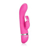 California Exotic Novelties Foreplay Frenzy Bunny Pink Vibrator - The Ultimate Dual Stimulator for Intense Pleasure - Adult Naughty Store