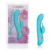 CalExotics Foreplay Frenzy Teaser Rabbit Style Vibrator Blue - Model FRB-001 - Dual Stimulation for Women - G-Spot and Clitoral Pleasure