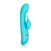 CalExotics Foreplay Frenzy Teaser Rabbit Style Vibrator Blue - Model FRB-001 - Dual Stimulation for Women - G-Spot and Clitoral Pleasure