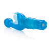 Introducing the Butterfly Kiss Blue Vibrator - Model BK-3000: A Luxurious Pleasure Companion for Women - Adult Naughty Store