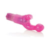 Introducing the Luxe Pleasure Original Bunny Kiss Pink Vibrator - Model LPOBKV-001: The Ultimate Dual-Stimulation Experience for Women - Adult Naughty Store