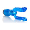 Introducing the Blue Dual Penetrator Vibrator: The Ultimate Pleasure Experience for Both Front and Rear Stimulation