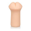 Introducing the Sensa Pleasure Co. Tight Delight Cheerleader Anus Stroker - Model TD-5000 (Beige) - Adult Naughty Store