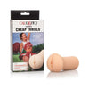 Introducing the Sensa Pleasure Co. Tight Delight Cheerleader Anus Stroker - Model TD-5000 (Beige) - Adult Naughty Store