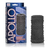 Apollo Max Reversible Masturbator Smoke - The Ultimate Pleasure Experience for Men - Model AMR-2001 - Reversible, Textured Stroker - Intense Stimulation - Smoke Grey - Adult Naughty Store