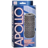 Apollo Max Reversible Masturbator Smoke - The Ultimate Pleasure Experience for Men - Model AMR-2001 - Reversible, Textured Stroker - Intense Stimulation - Smoke Grey - Adult Naughty Store