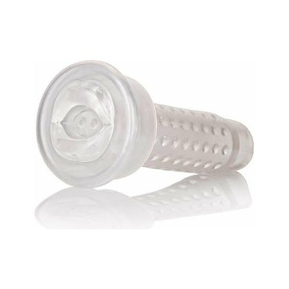 Optimum Stroker Pump Sleeve Mouth Clear - The Ultimate Pleasure Enhancer for Men - Adult Naughty Store