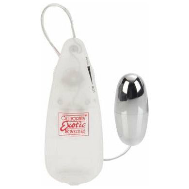 Cal Exotics Slim Teardrop Bullet Vibrating Sex Toy - Model STB-001 - Unisex Pleasure - Clear - Adult Naughty Store