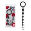 Cal Exotics Booty Call X-10 Silicone Pleasure Beads - Model X-10 - Unisex Anal Toy - Black - Adult Naughty Store