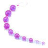 Introducing the X-10 Beads Graduated Anal Beads 11 Inch - Purple: The Ultimate Pleasure Experience for All Genders in Backdoor Delights