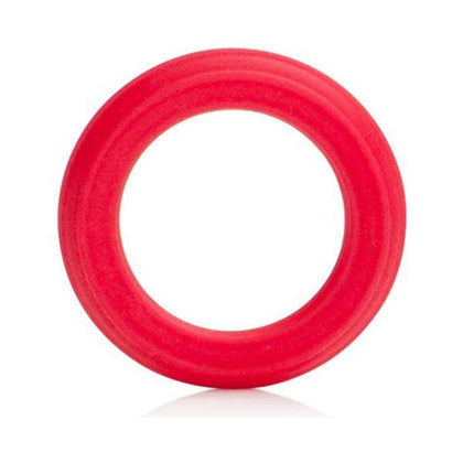 Cal Exotics Adonis Caesar Silicone Ring - Erection Enhancer for Stamina and Comfort - Model CR-125 - Red