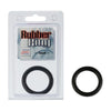 Introducing the Black Rubber Adornment Ring - Small, 1.75