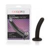 Introducing the Luxe Noir Silicone Pegging Probe - Model LPB-500: The Ultimate Pleasure for Sensual Anal Play - Adult Naughty Store